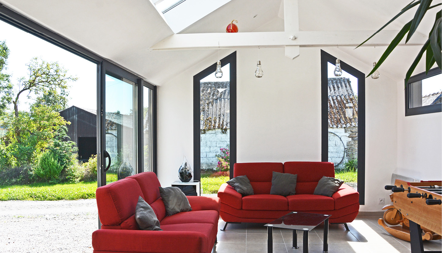 Intérieur d'une extension