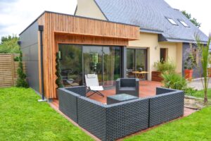 Extension de maison à ossature bois