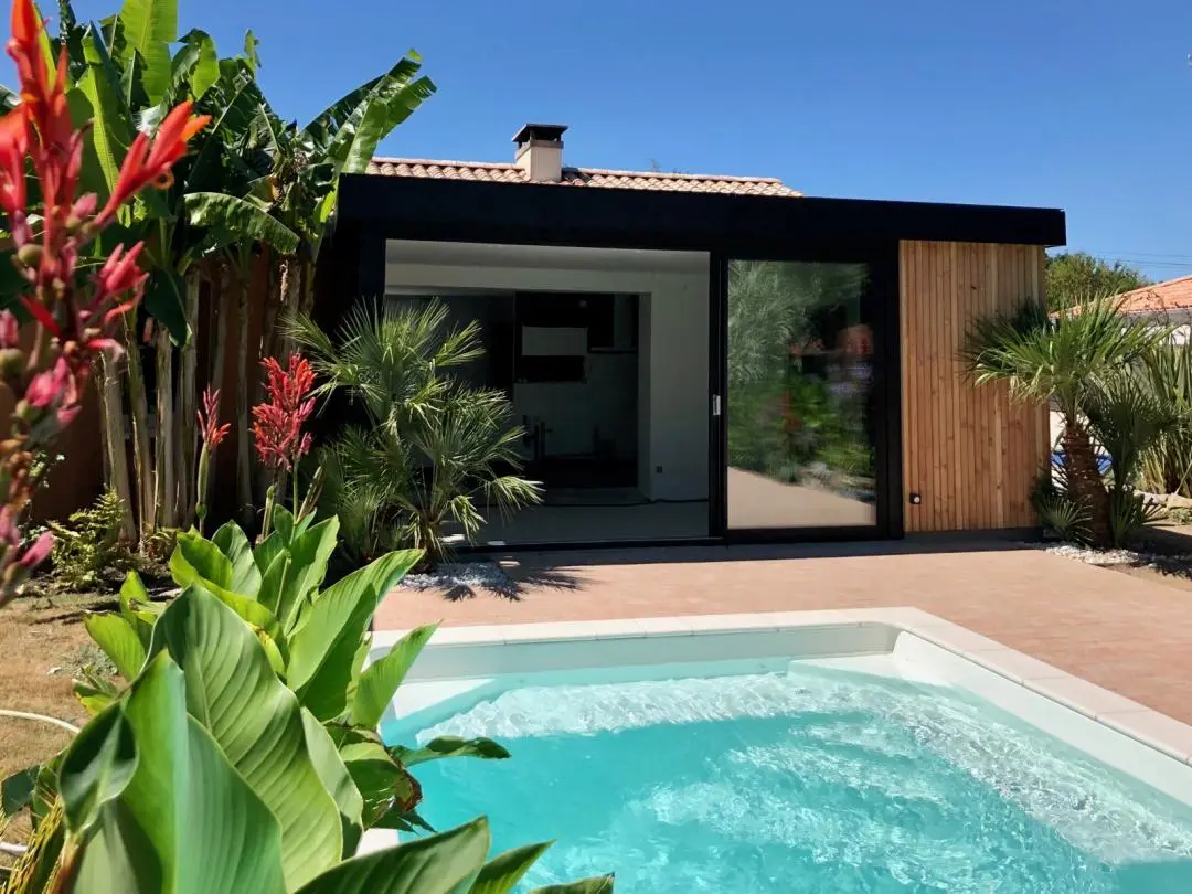 Extension de maison toiture plate