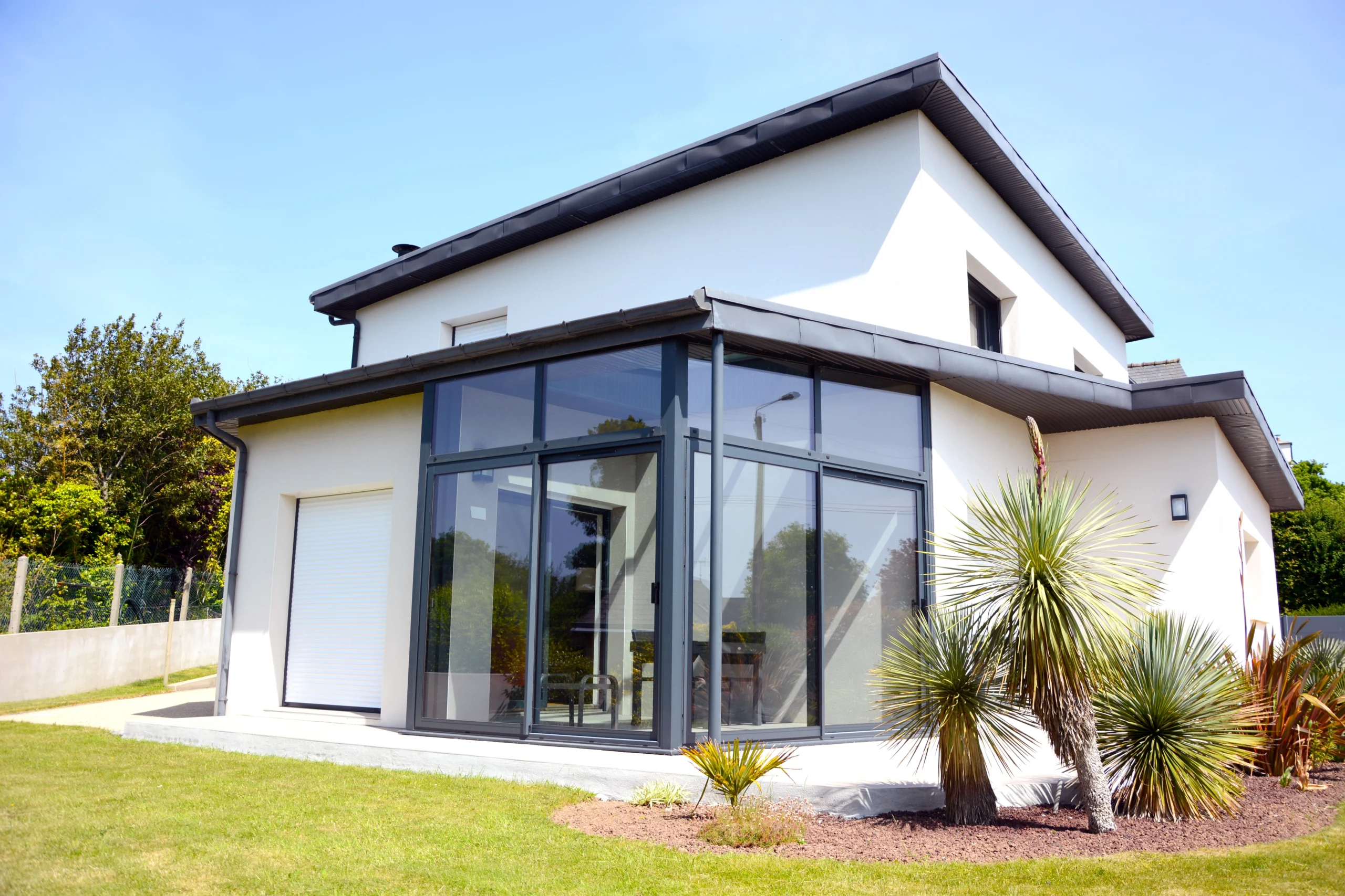 Extension de maison toiture zinc